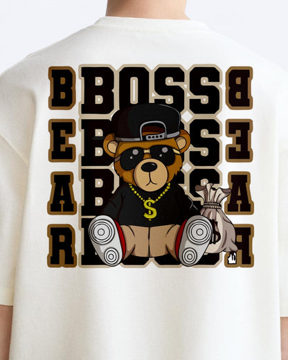 BOSS TEDDY MEN'S OVERSIZE COTTON TSHIRT.