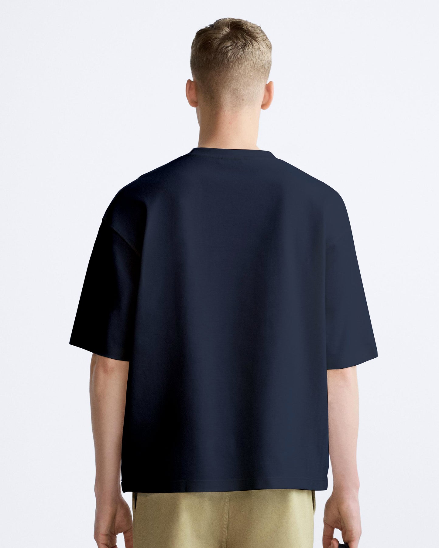 ABOUT BREAK OVERSIZE COTTON TSHIRT.