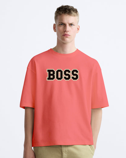 BOSS TEDDY MEN'S OVERSIZE COTTON TSHIRT.