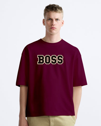 BOSS TEDDY MEN'S OVERSIZE COTTON TSHIRT.