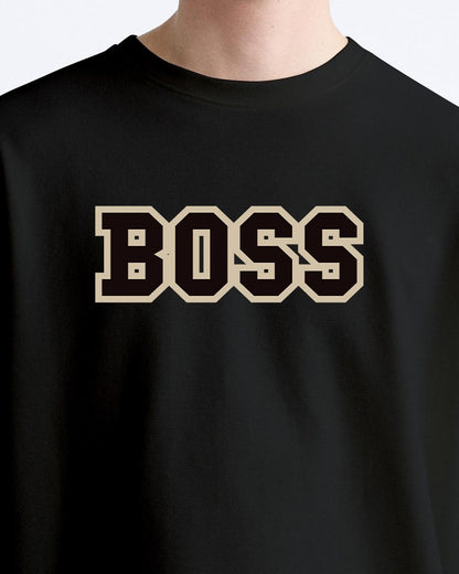 BOSS TEDDY MEN'S OVERSIZE COTTON TSHIRT.