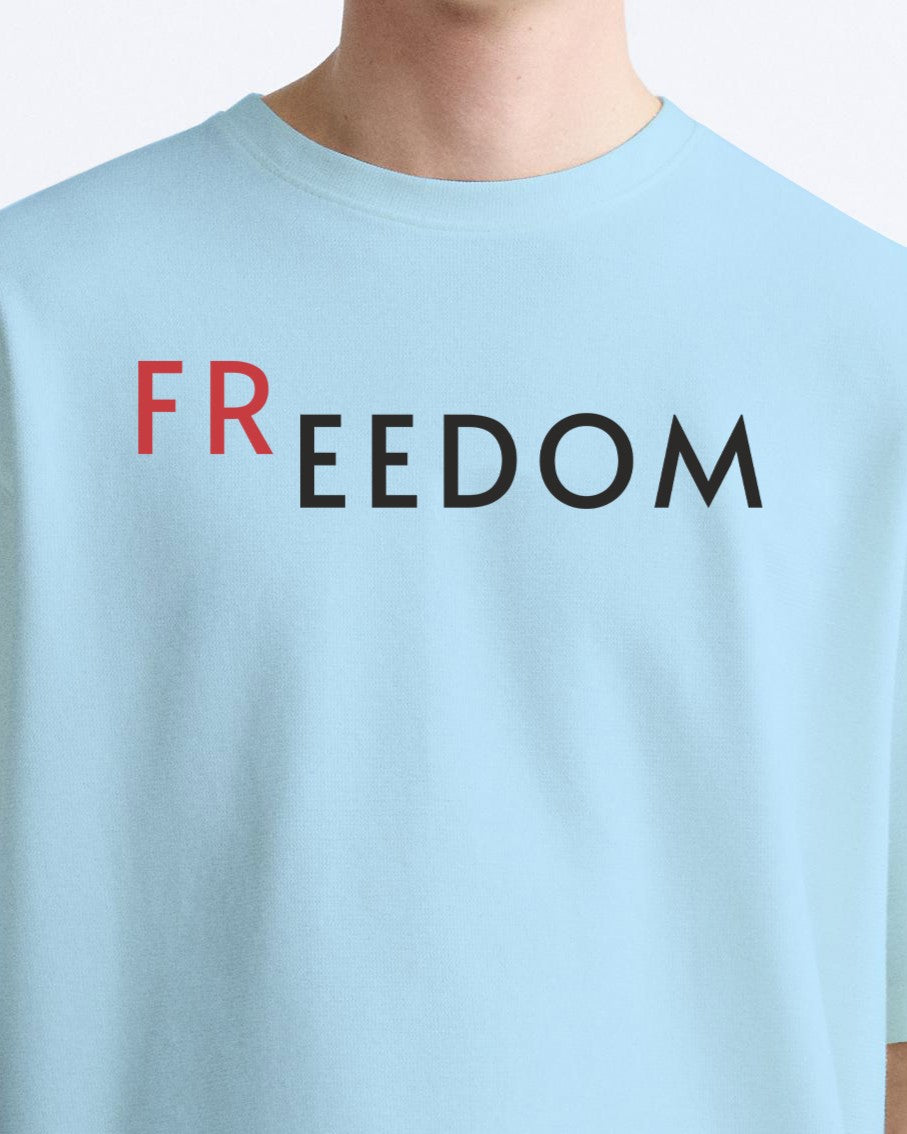 freedom bird sky oversized tshirt.