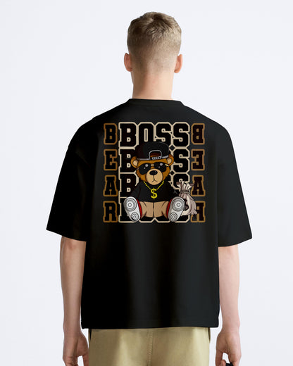 BOSS TEDDY MEN'S OVERSIZE COTTON TSHIRT.