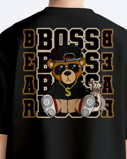 BOSS TEDDY MEN'S OVERSIZE COTTON TSHIRT.