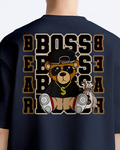 BOSS TEDDY MEN'S OVERSIZE COTTON TSHIRT.