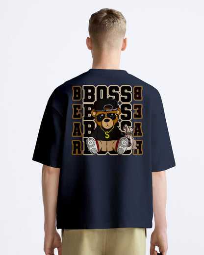 BOSS TEDDY MEN'S OVERSIZE COTTON TSHIRT.