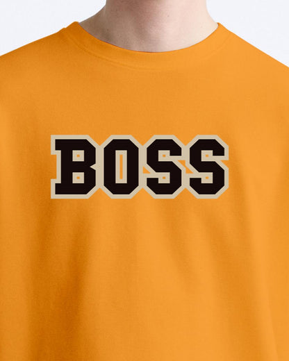 BOSS TEDDY MEN'S OVERSIZE COTTON TSHIRT.