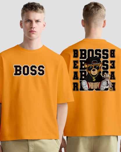 BOSS TEDDY MEN'S OVERSIZE COTTON TSHIRT.