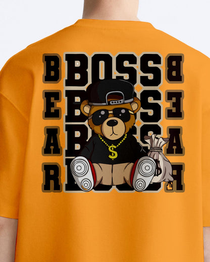 BOSS TEDDY MEN'S OVERSIZE COTTON TSHIRT.