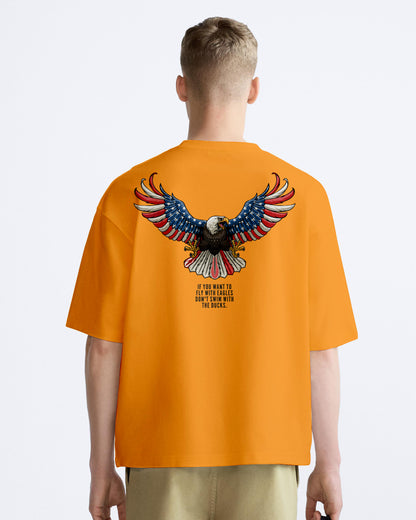 AMERICAN EAGLE MEN'S OVERSIZE COTTON TSHIRT.