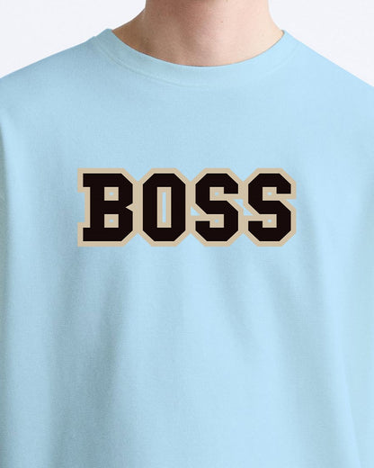 BOSS TEDDY MEN'S OVERSIZE COTTON TSHIRT.