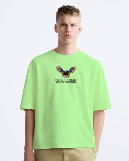 AMERICAN EAGLE MEN'S OVERSIZE COTTON TSHIRT.