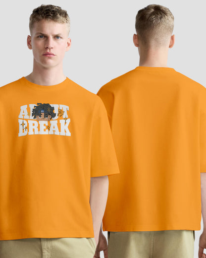 ABOUT BREAK OVERSIZE COTTON TSHIRT.