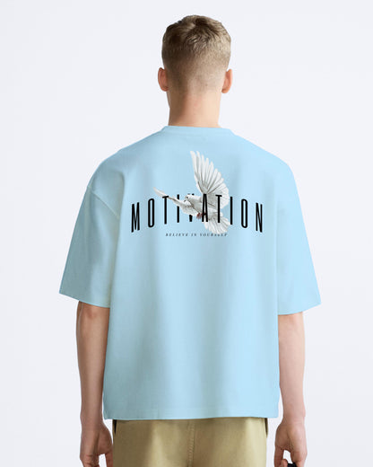 motivation sky oversized tshirt.