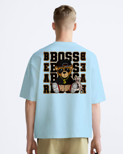 BOSS TEDDY MEN'S OVERSIZE COTTON TSHIRT.