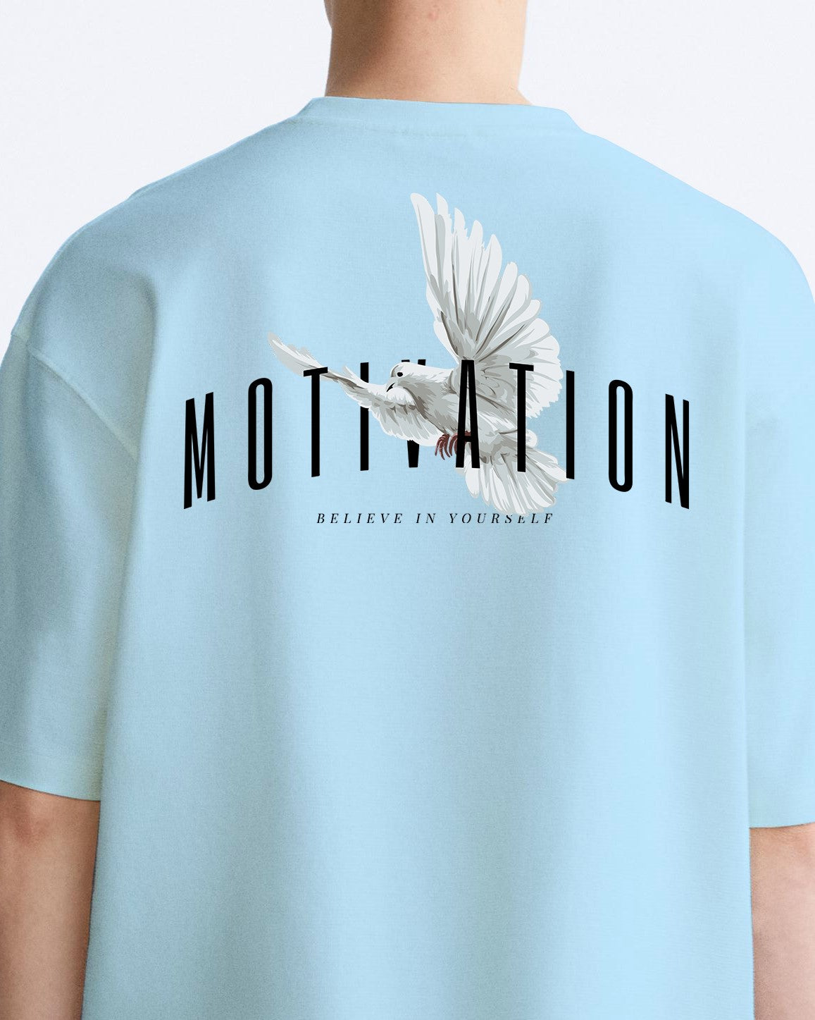 motivation sky oversized tshirt.