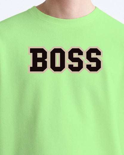 BOSS TEDDY MEN'S OVERSIZE COTTON TSHIRT.