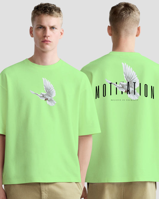 motivation neomint oversized tshirt.