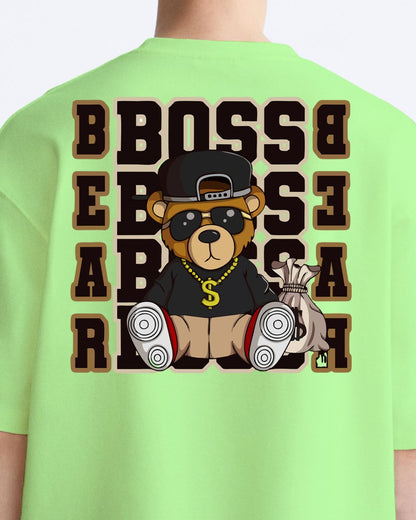 BOSS TEDDY MEN'S OVERSIZE COTTON TSHIRT.