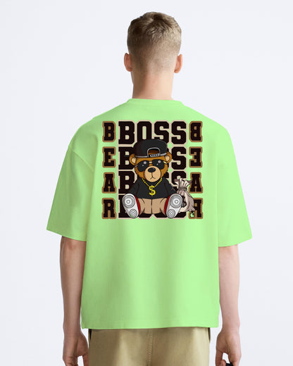 BOSS TEDDY MEN'S OVERSIZE COTTON TSHIRT.