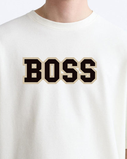 BOSS TEDDY MEN'S OVERSIZE COTTON TSHIRT.