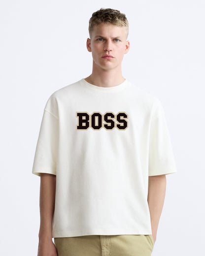 BOSS TEDDY MEN'S OVERSIZE COTTON TSHIRT.