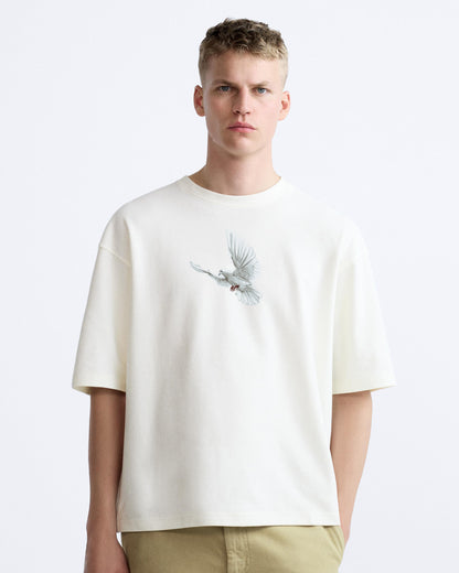 motivation white oversized tshirt.