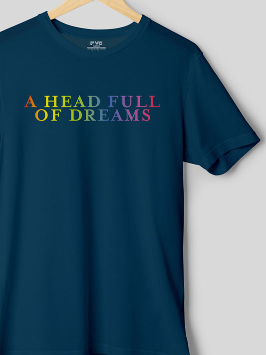 COLDPLAY Printed half sleeve round neck cotton t-shirt