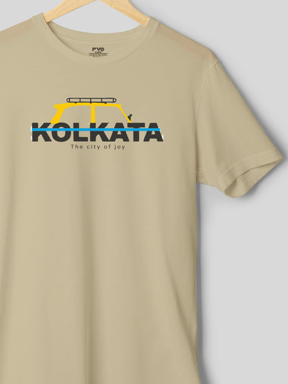 Kolkata Taxi Half Sleeve Graphic Tshirt