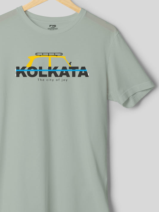 Kolkata Taxi Half Sleeve Graphic Tshirt