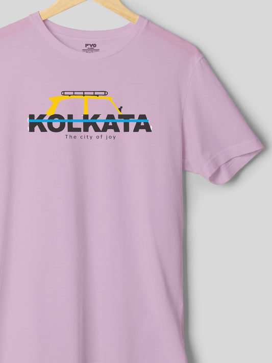 Kolkata Taxi Half Sleeve Graphic Tshirt