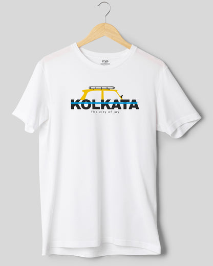 Kolkata Taxi Half Sleeve Graphic Tshirt